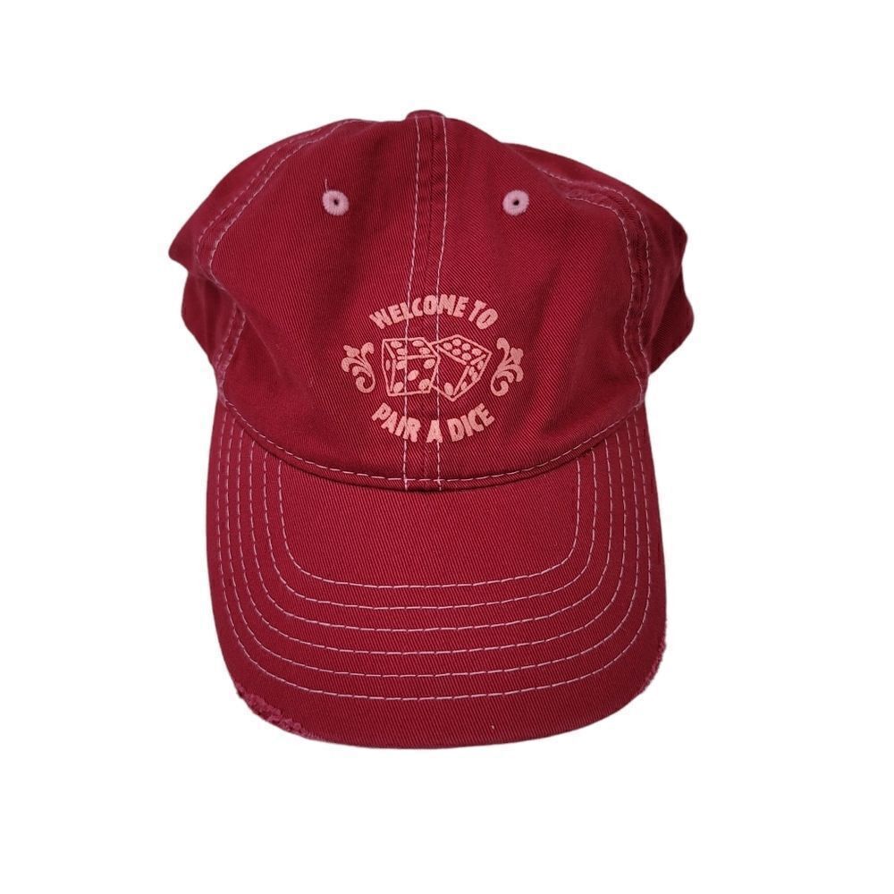 Vintage Fossil Distressed 'Welcome To Pair of Dice' Snapback Baseball Hat